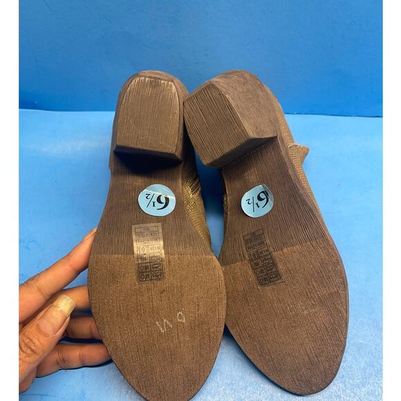 Blowfish Malibu Boots Women's 6.5 Ankle Booties Olive Green Canvas Zip Up Casual - Picture 7 of 10